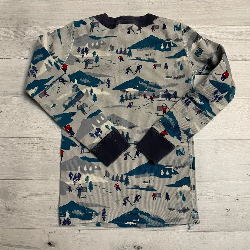 Hanna andersson ski print pajamas‎ 110/5